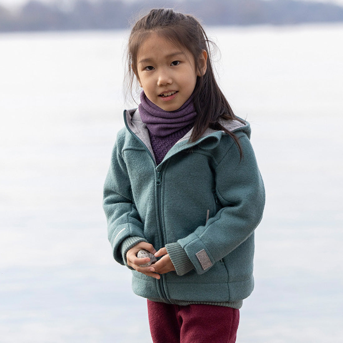 DISANA Kids Boiled Wool Outdoor Jacket