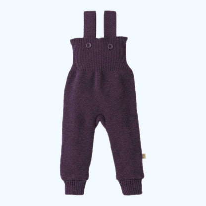 DISANA Knitted Wool Bib Pants for Baby/Toddler