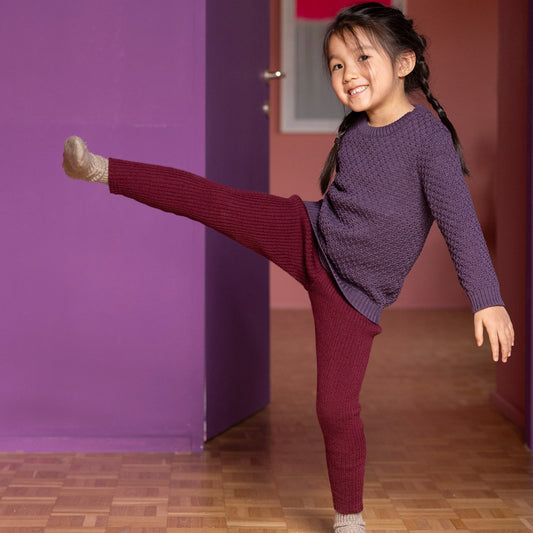 DISANA Organic Merino Wool Leggings for Babies & Kids