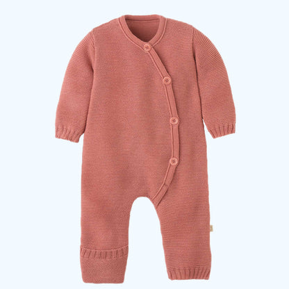 DISANA Knitted Overall/Full-Length Romper in Organic Merino Wool