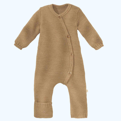 DISANA Knitted Overall/Full-Length Romper in Organic Merino Wool