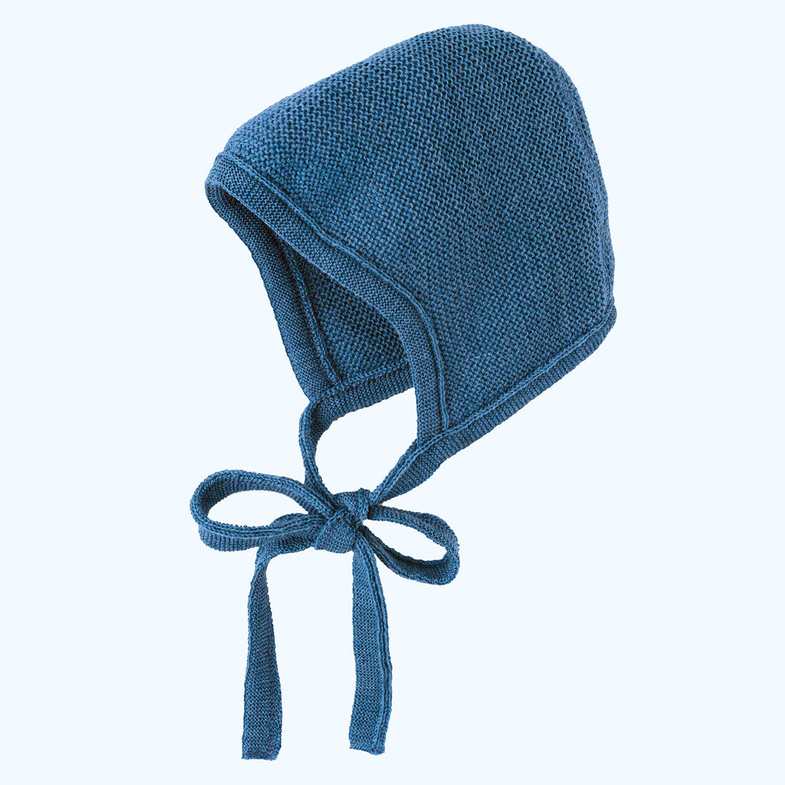 DISANA Knitted Baby Bonnet in Organic Merino Wool