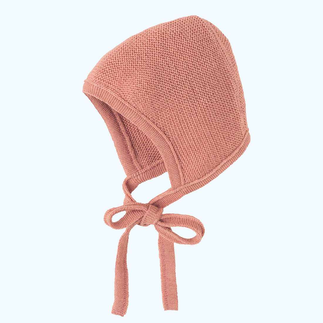 DISANA Knitted Baby Bonnet in Organic Merino Wool