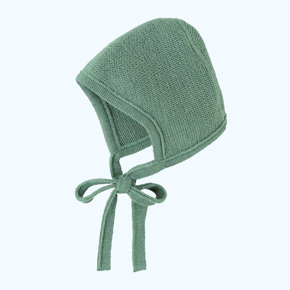 DISANA Knitted Baby Bonnet in Organic Merino Wool