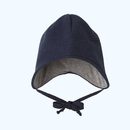 DISANA Boiled Wool Hat in Organic Merino Wool for Toddler/Young Kids