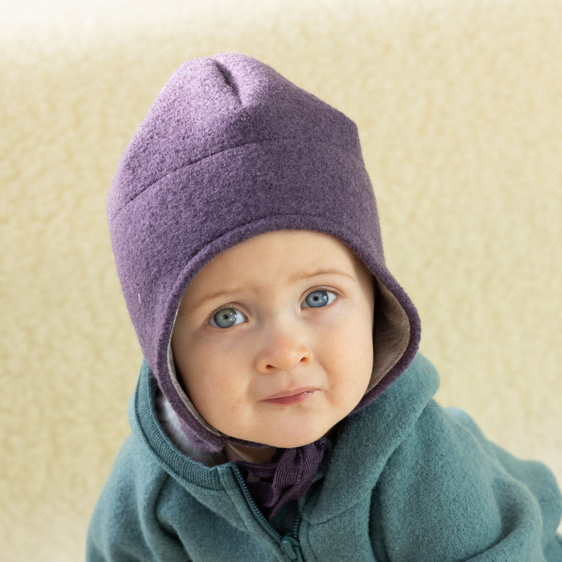 DISANA Boiled Wool Hat in Organic Merino Wool for Toddler/Young Kids