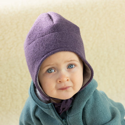DISANA Boiled Wool Hat in Organic Merino Wool for Toddler/Young Kids