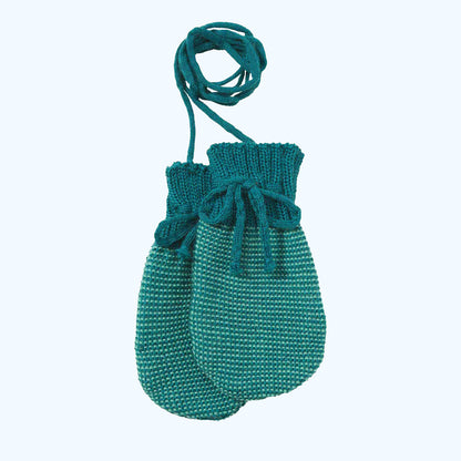 DISANA Knitted Baby Mittens in Organic Merino Wool