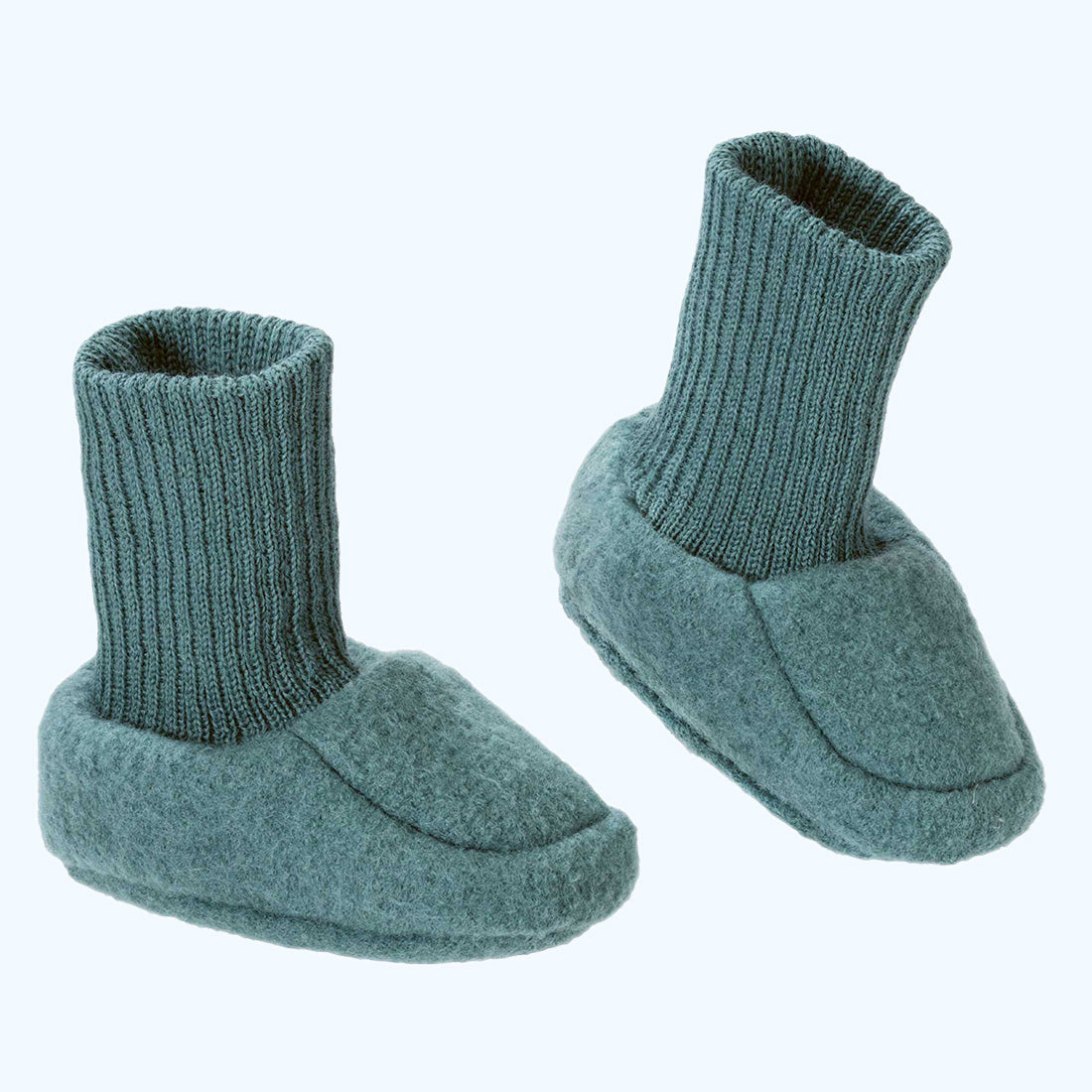 DISANA Boiled Organic Merino Wool Booties for Infants