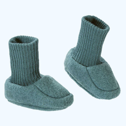 DISANA Boiled Organic Merino Wool Booties for Infants