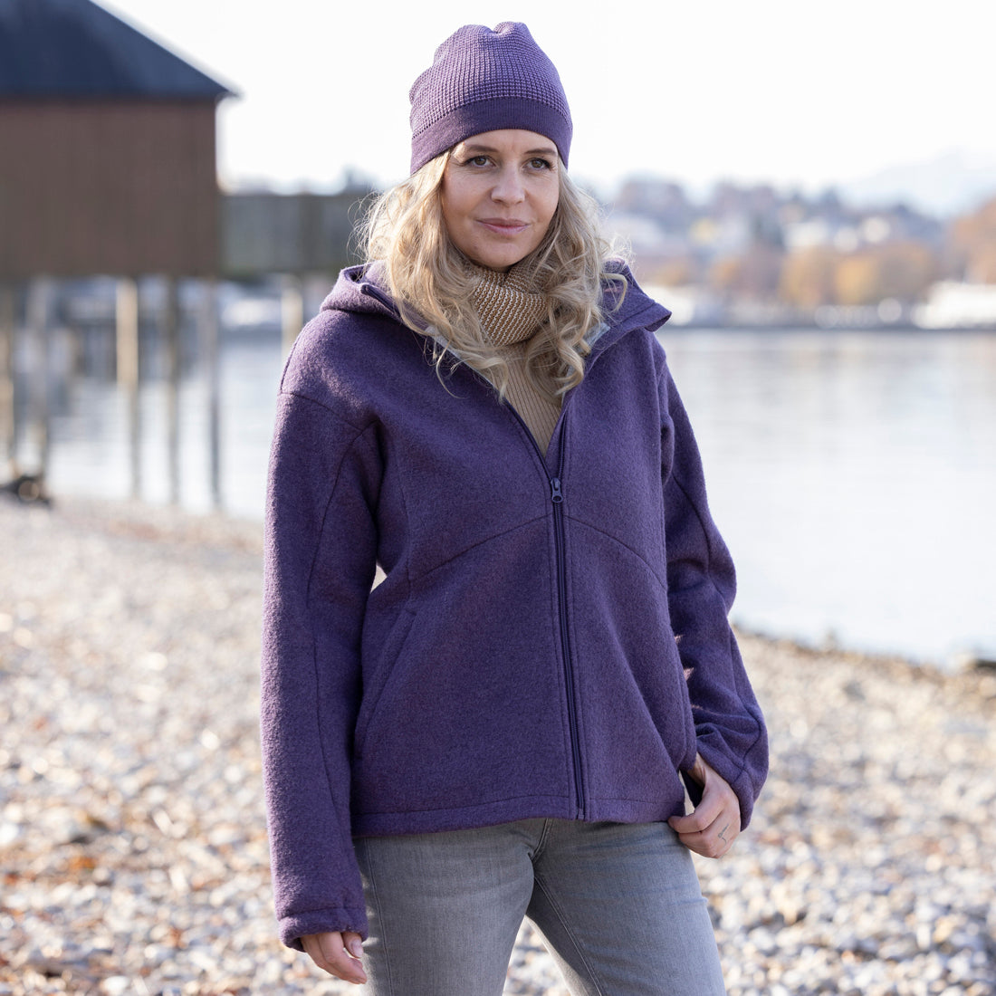 DISANA Women's Boiled Wool Jacket