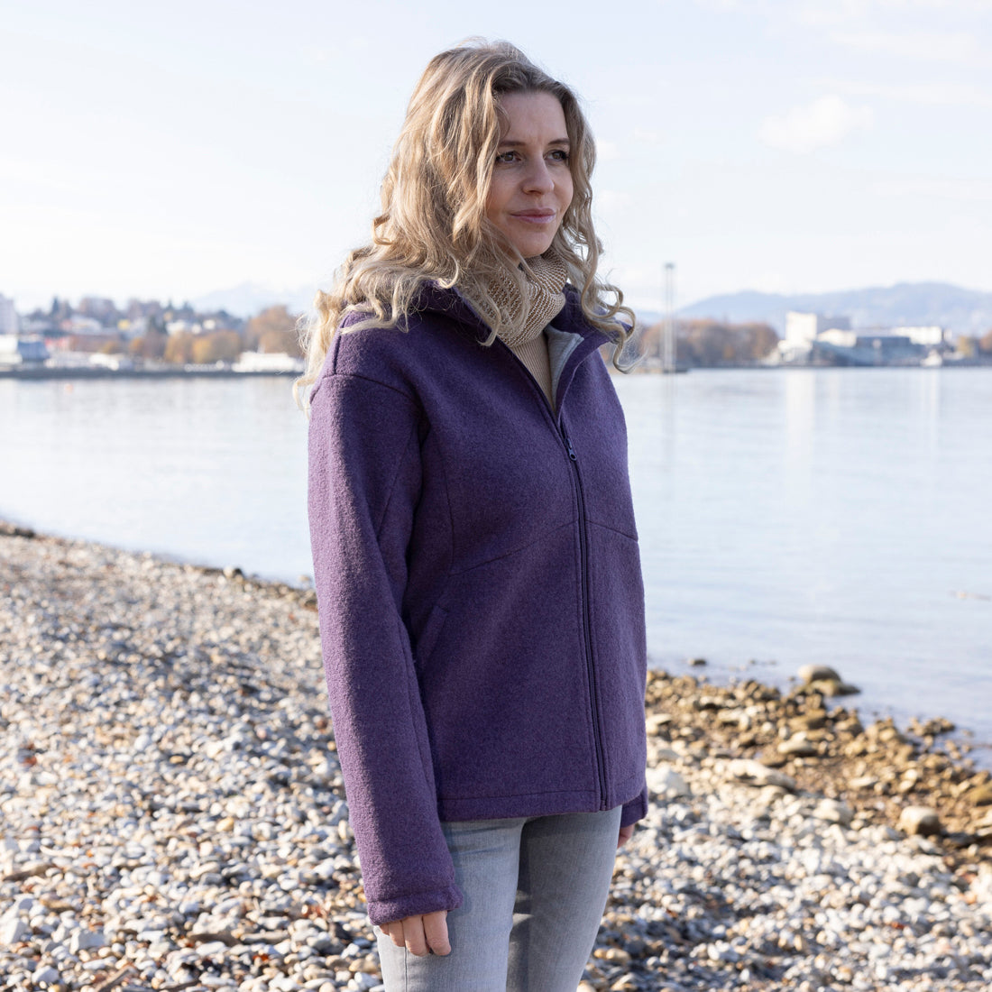 DISANA Women's Boiled Wool Jacket