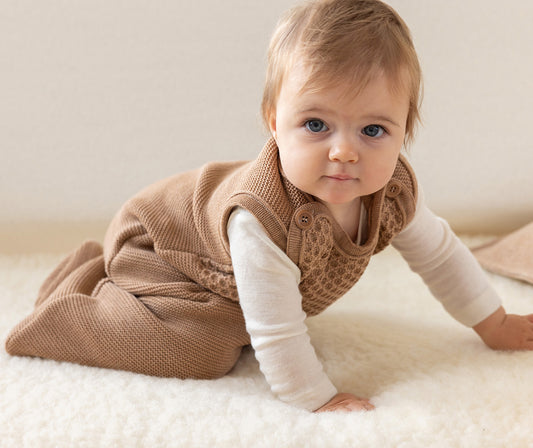 DISANA Organic Merino Wool Sleeveless Sleeping Bag for Baby