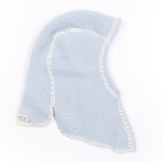 LANACare Nelson Hat - Baby (Balaclava) in Organic Merino Wool - LIGHT BLUE