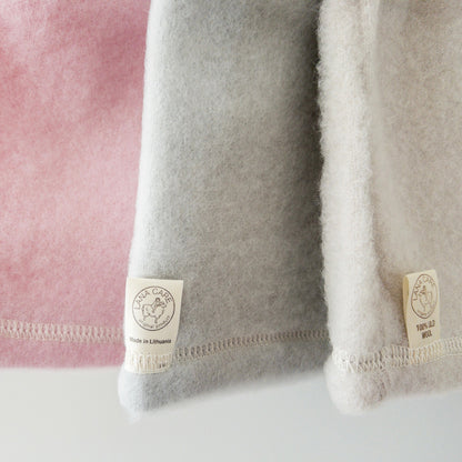 LANACare Baby/Toddler Vest in Organic Merino Wool - SOFT PINK