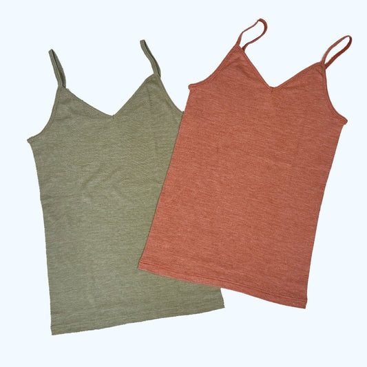 HOCOSA Women's Camisole in Organic Cotton/Wool/Silk