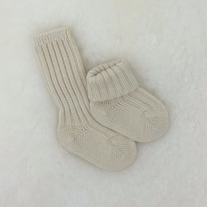 GRÖDO Baby Organic Wool Socks, Heavier-Weight