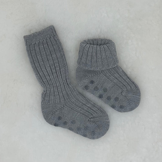 GRÖDO Organic Wool Non-Skid Socks