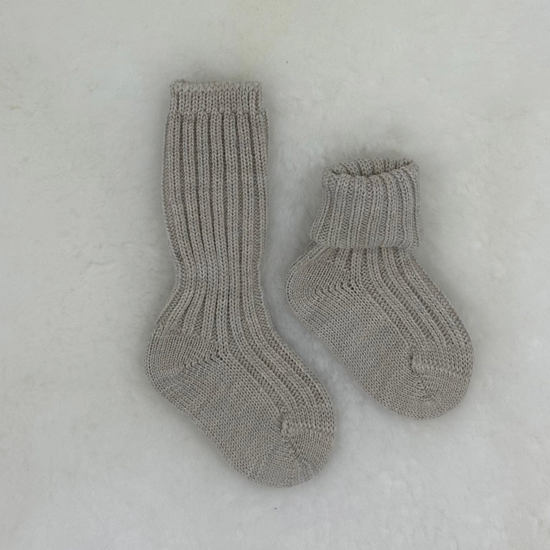 GRÖDO Baby Organic Wool Socks, Heavier-Weight