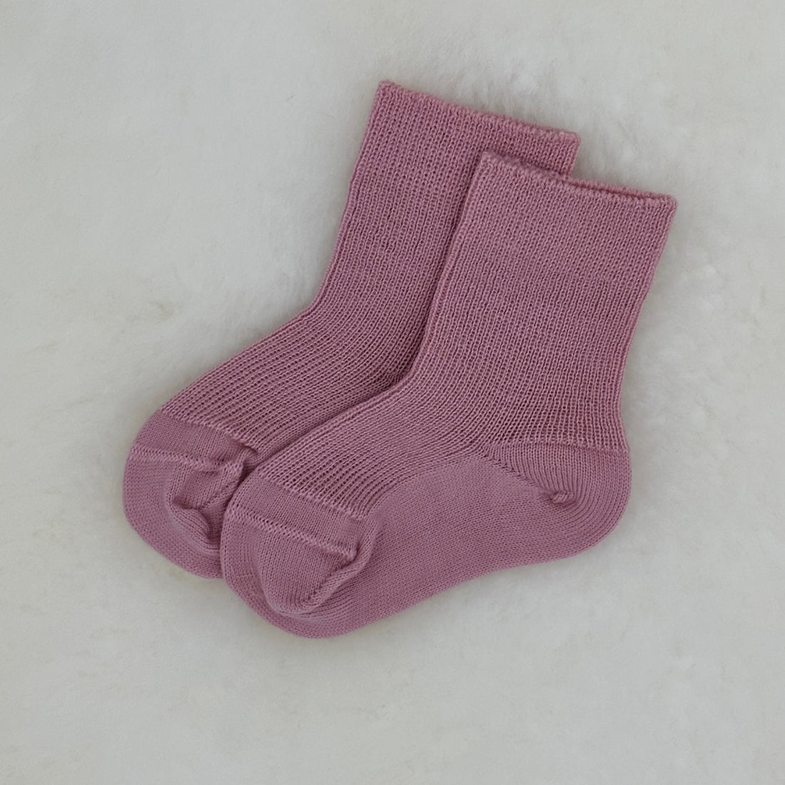 GRÖDO Toddler/Kids Organic Wool Socks, Thin