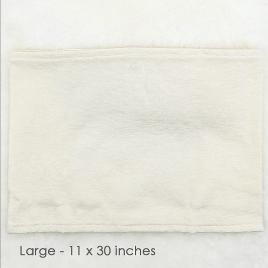 OUTLET HOCOSA Back-Warmer in 65% Organic Merino Wool - 25% Silk - 10% Lycra