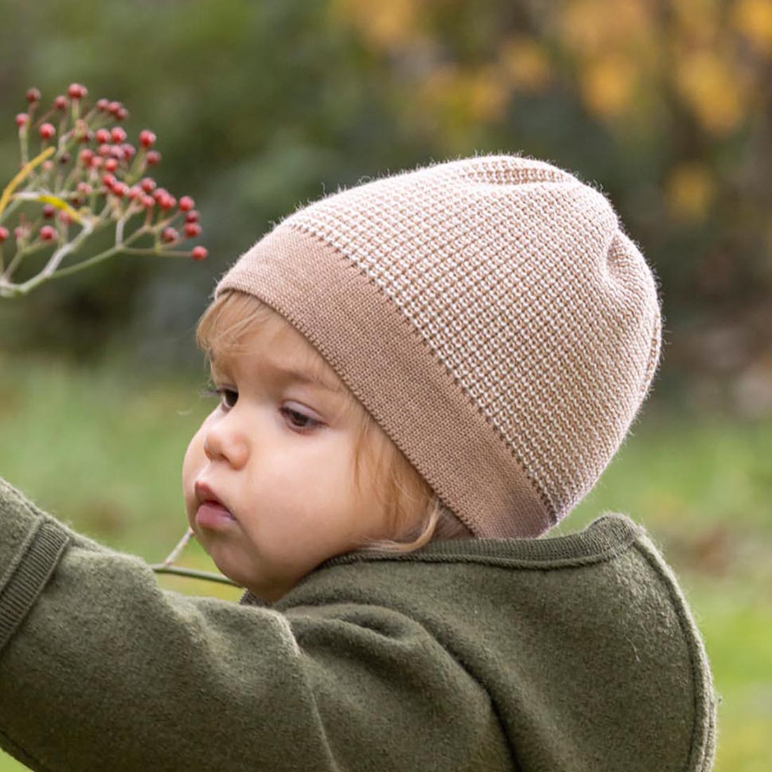 DISANA Organic Merino Wool Beanie/Pull-On Hat for All Ages