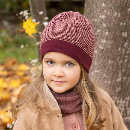 DISANA Organic Merino Wool Beanie/Pull-On Hat for All Ages