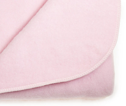 LANACare "Junior" Blanket in Organic Merino Wool - SOFT PINK