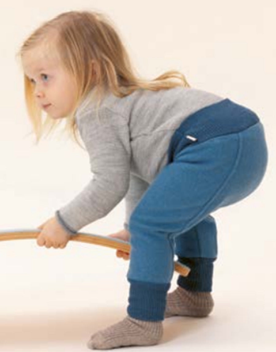 Disana 33102XX - Gebreide broek wol blauw, maat / grootte Disana 33102XX - Gebreide broek wol blauw, maat / grootte