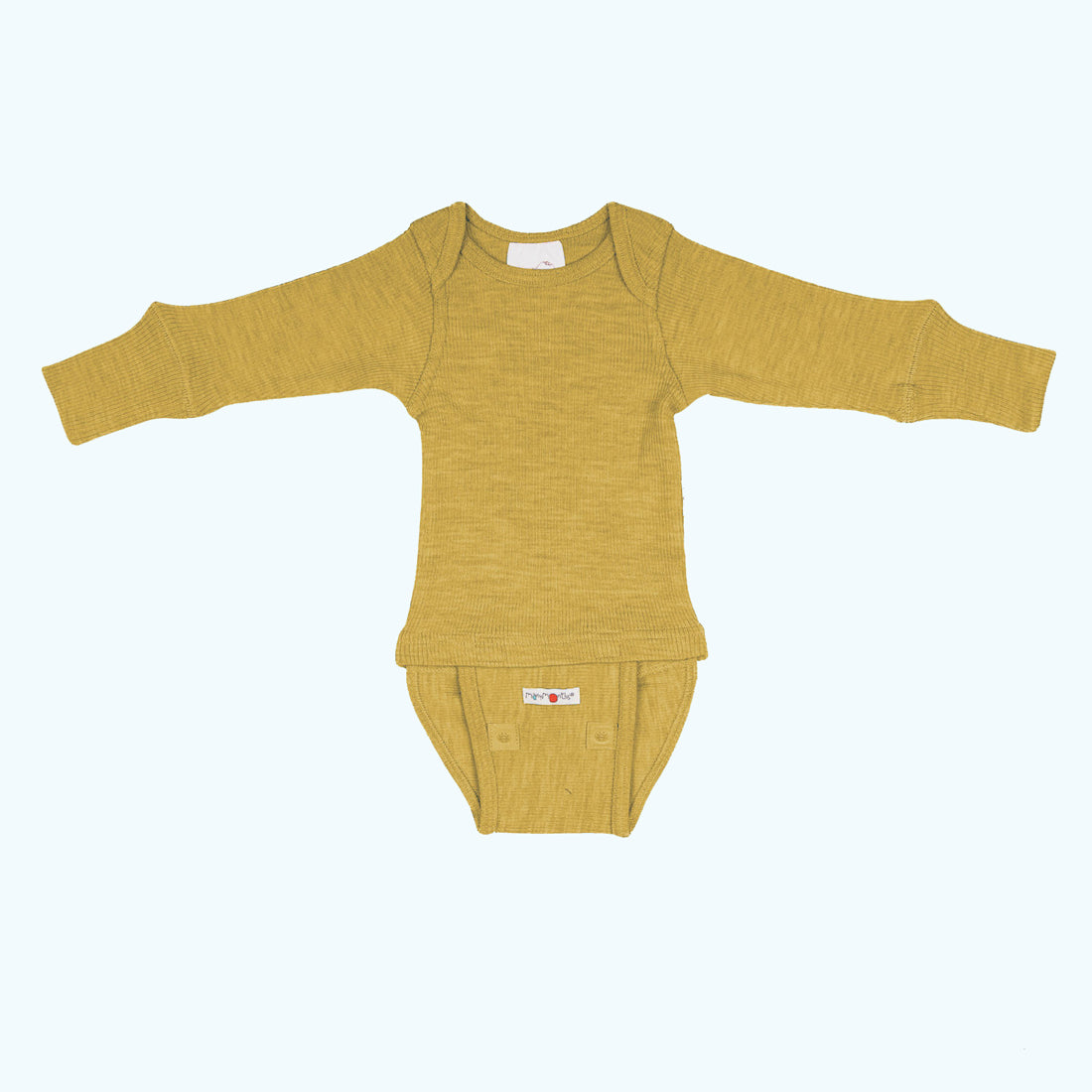 ManyMonths Baby Toddler BodyShirt in Merino Wool Danish Woolen