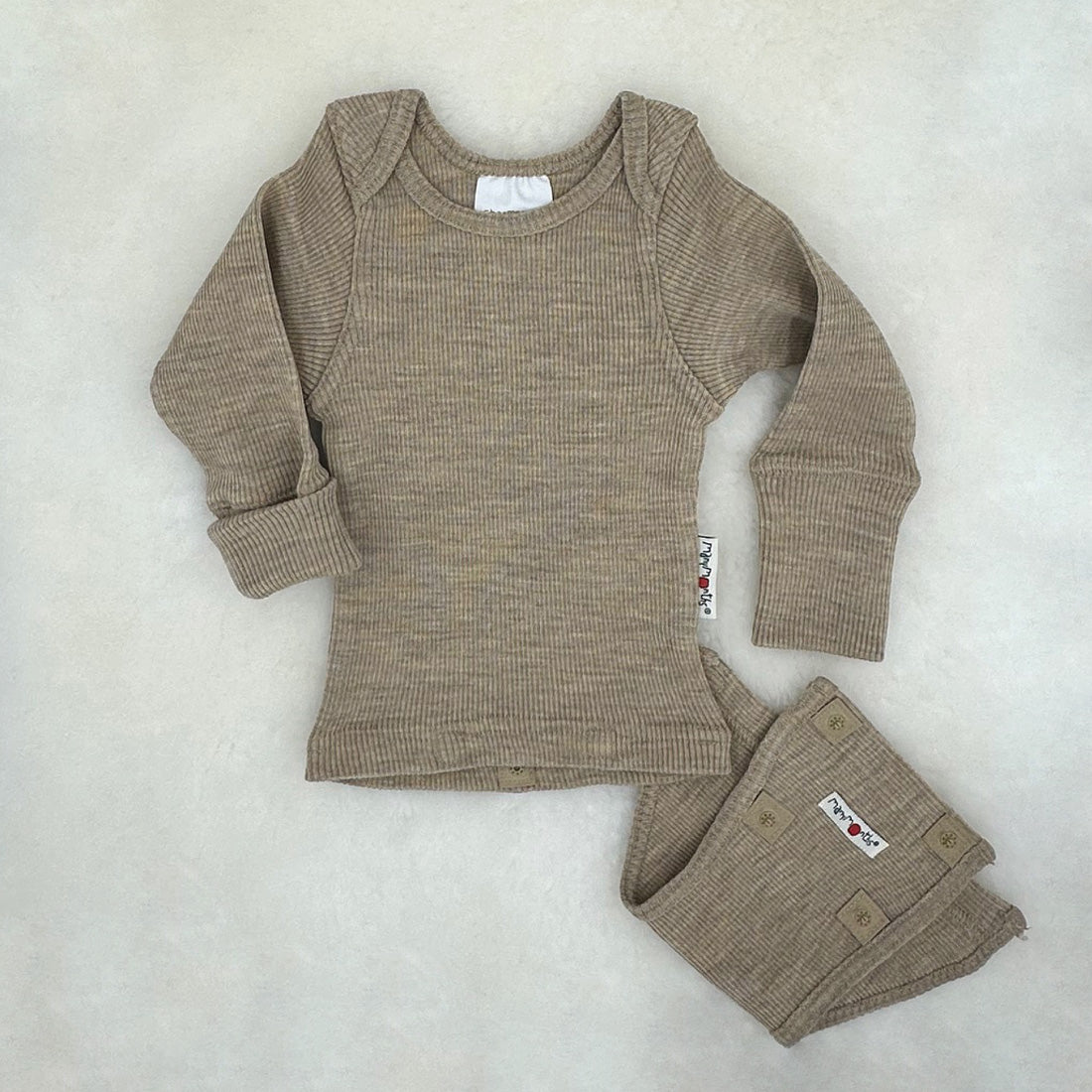 ManyMonths® Natural Woollies Body/Shirt Long Sleeve