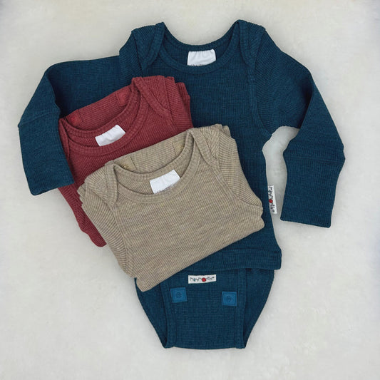 ManyMonths® Natural Woollies Body/Shirt Long Sleeve