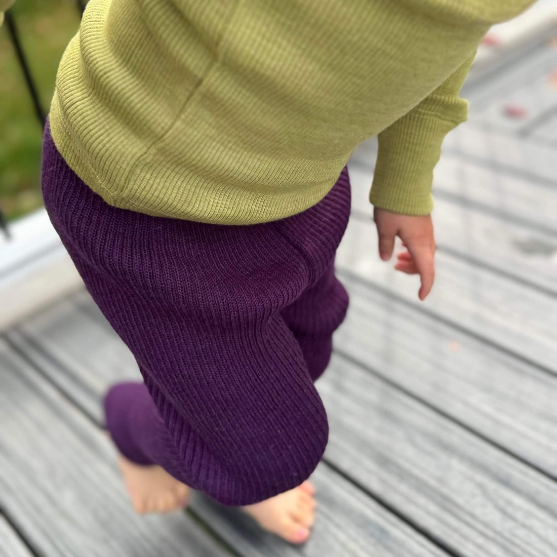 DISANA Organic Merino Wool Leggings for Toddlers/Kids