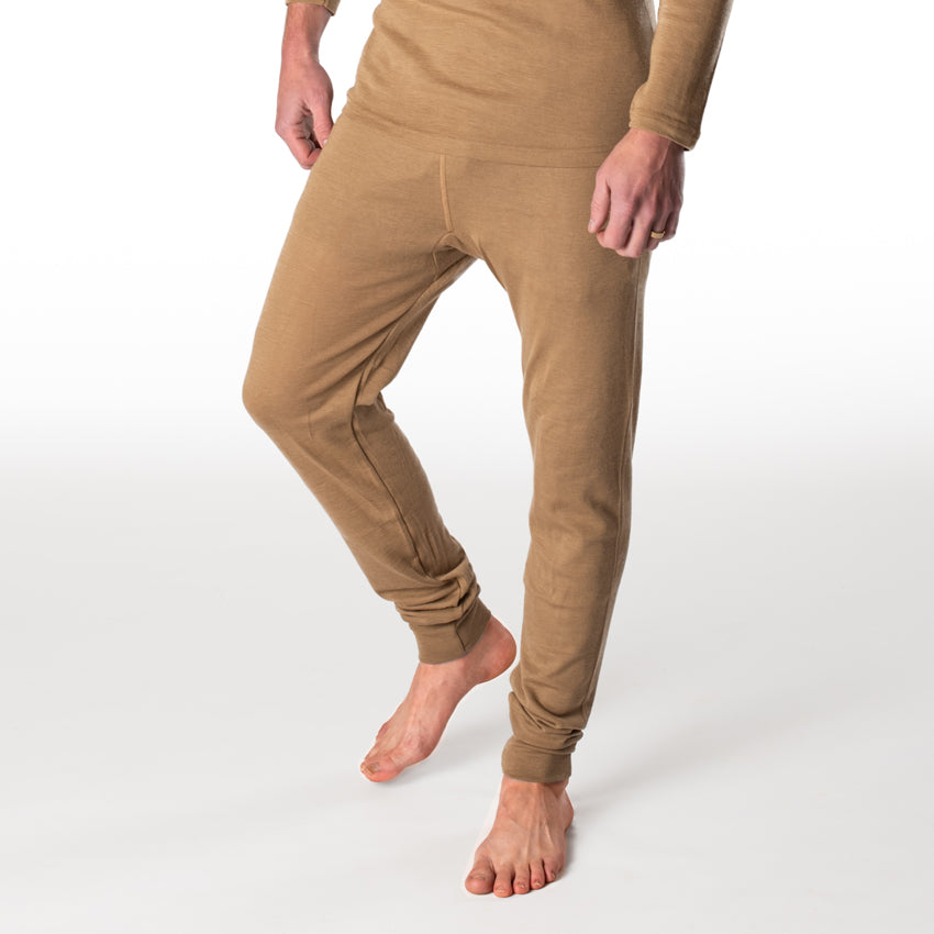 Hocosa Organic Wool/Silk Long-Underwear Pants, for Men and Women