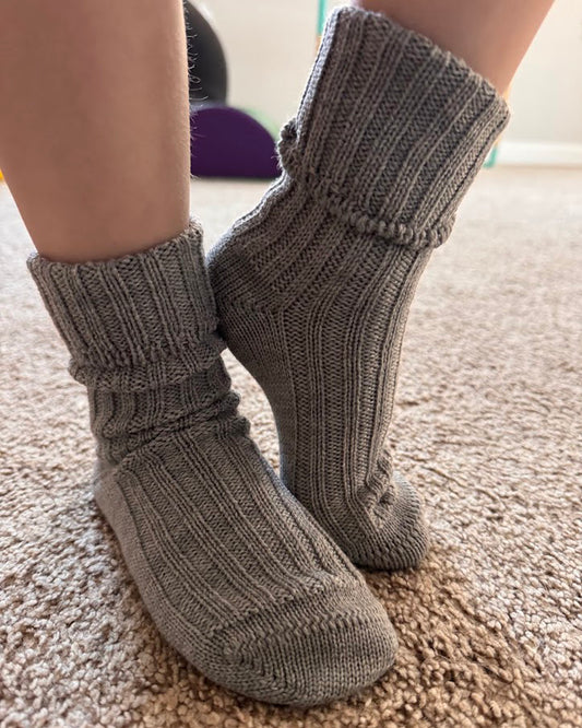 GRÖDO Kids Organic Wool Socks, Heavier-Weight