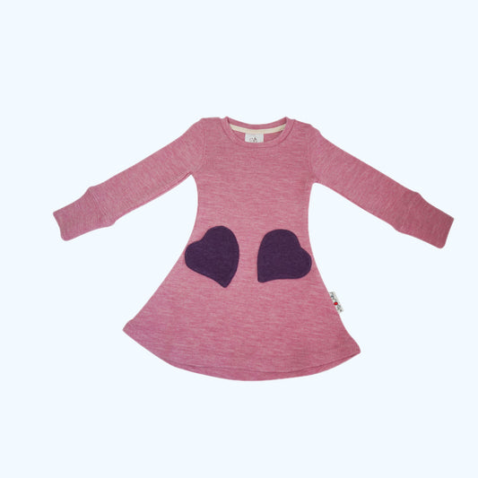 ManyMonths® Merino Wool Heart-Pockets Dress