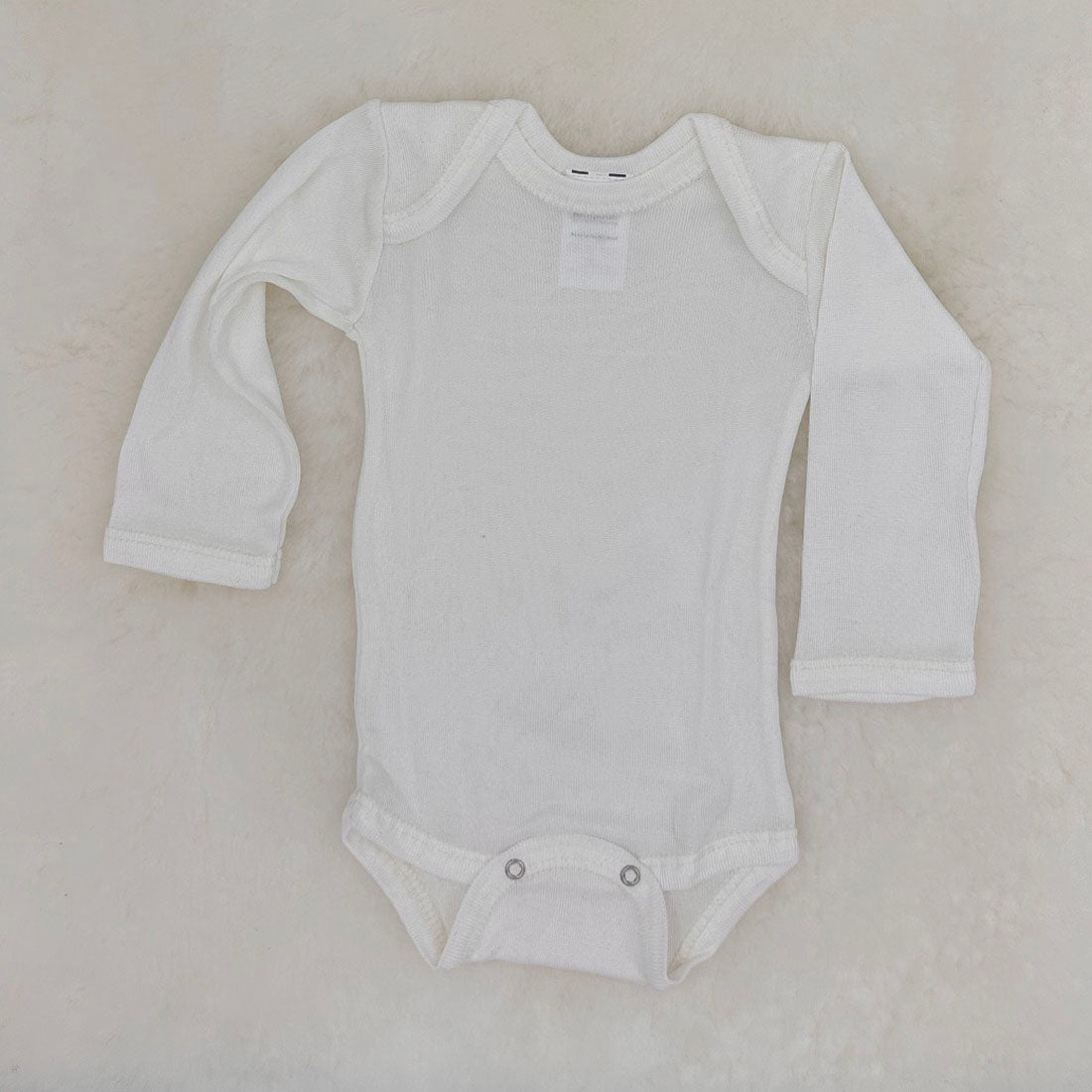 HOCOSA Mulberry Silk Snap-Bottom Shirt, Long Sleeves