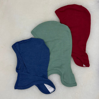 HOCOSA Organic Merino Wool/Silk Balaclava for Babies & Kids