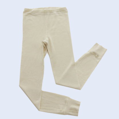 OUTLET HOCOSA Kid's Organic Cotton/Silk Underwear Pants - NATURAL WHITE