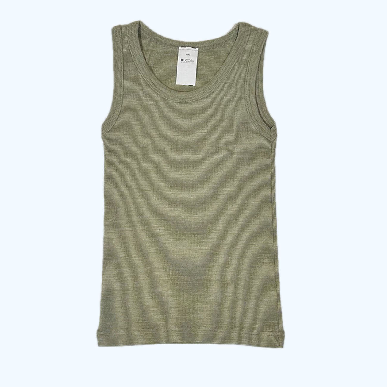 HOCOSA Kids' Sleeveless Shirt in Organic Cotton/Wool/Silk