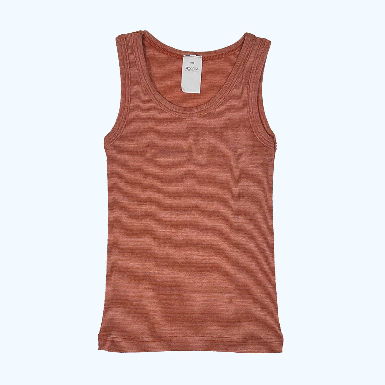 HOCOSA Kids' Sleeveless Shirt in Organic Cotton/Wool/Silk