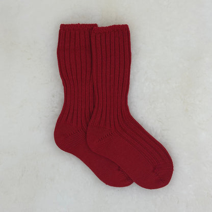 GRÖDO Kids Organic Wool Socks, Heavier-Weight