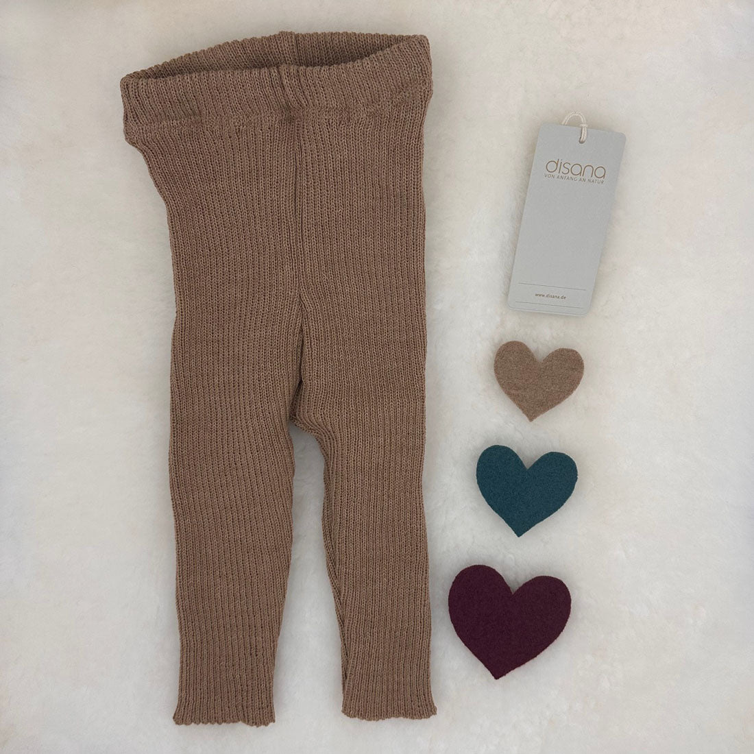 DISANA Organic Merino Wool Leggings for Babies & Kids