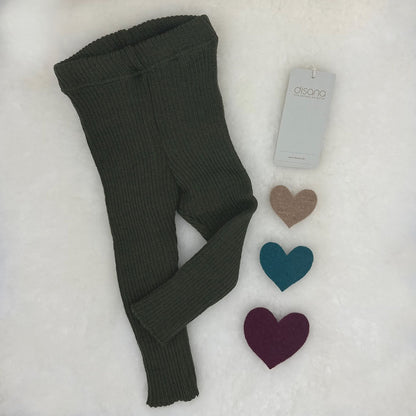 DISANA Organic Merino Wool Leggings for Babies & Kids