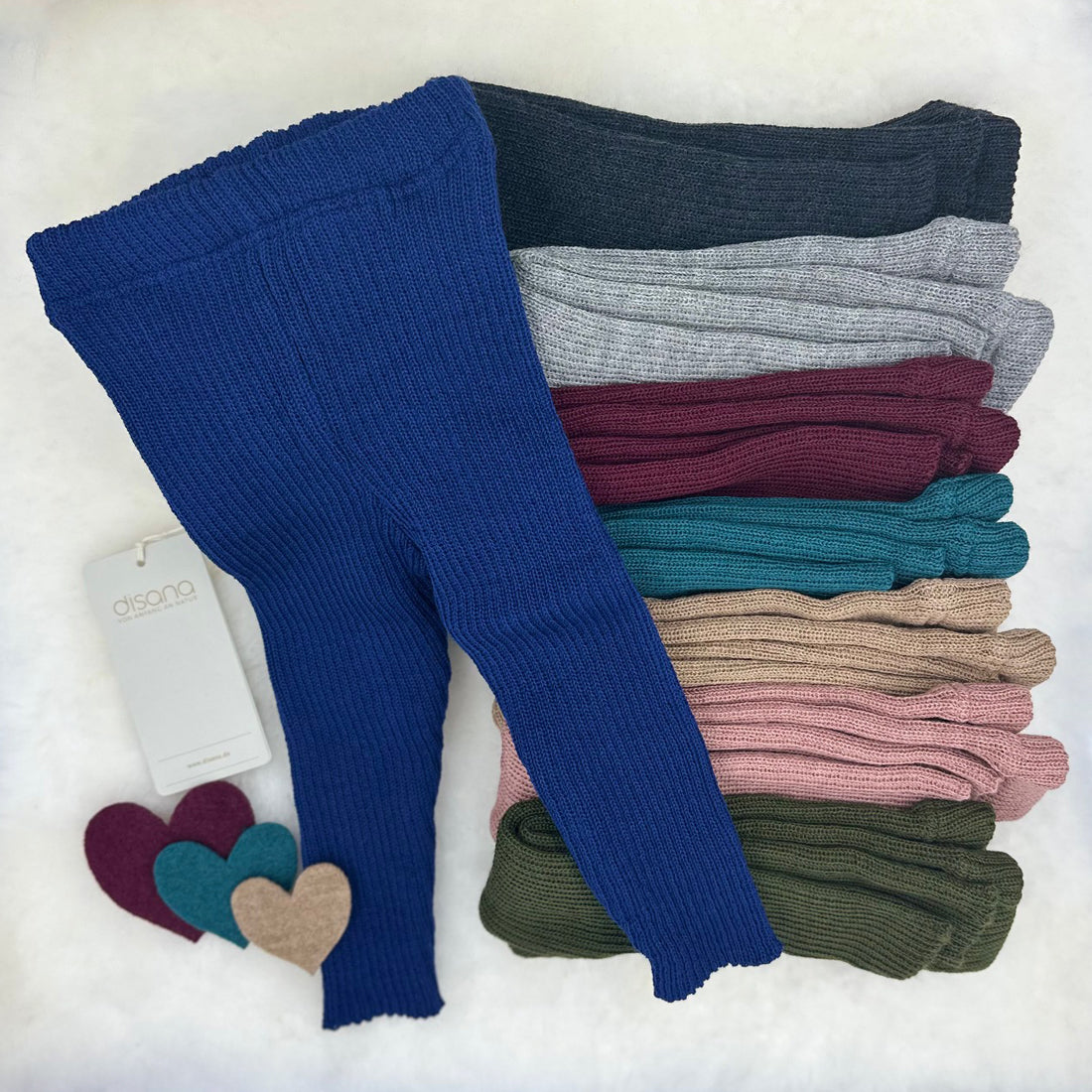 DISANA Organic Merino Wool Leggings for Babies & Kids