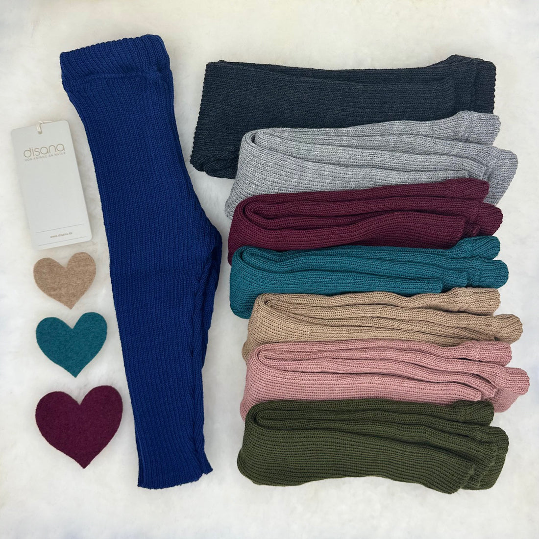 DISANA Organic Merino Wool Leggings for Babies & Kids