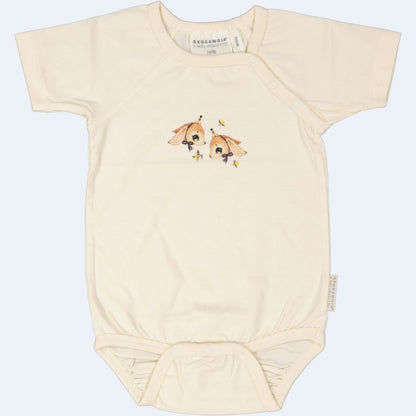 OUTLET Baby Body Shirt in Soft Bamboo/Organic Cotton,  "LONG EARS"