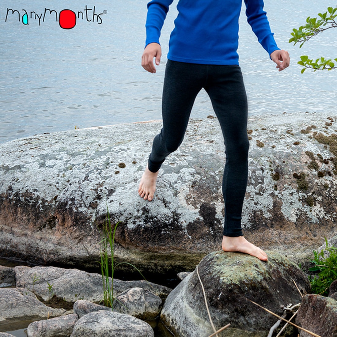 ManyMonths® Merino Wool Leggings for Kids 3-13 yr - NEW COLORS!