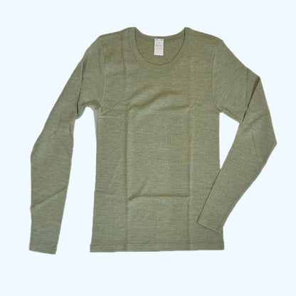 HOCOSA Long-Underwear Shirts (Unisex) with Long-Sleeves in Organic Cotton-Wool-Silk