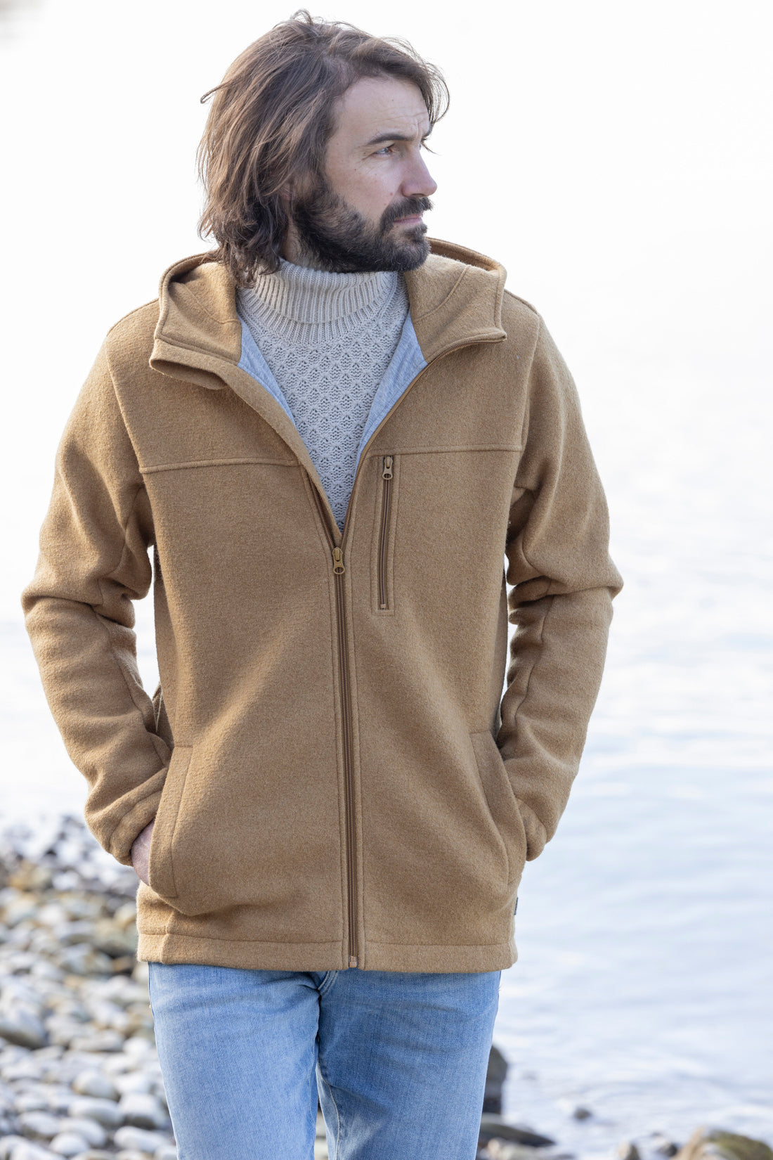 DISANA Men's Boiled Wool Jacket